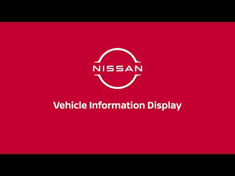 2027 Nissan Frontier - Vehicle Information Display