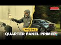 Flawless Primer Coat on a Mazda 3 Quarter Panel!