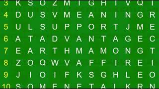 English Fluency Word Search Game 1 - Basic 1000 words screenshot 4