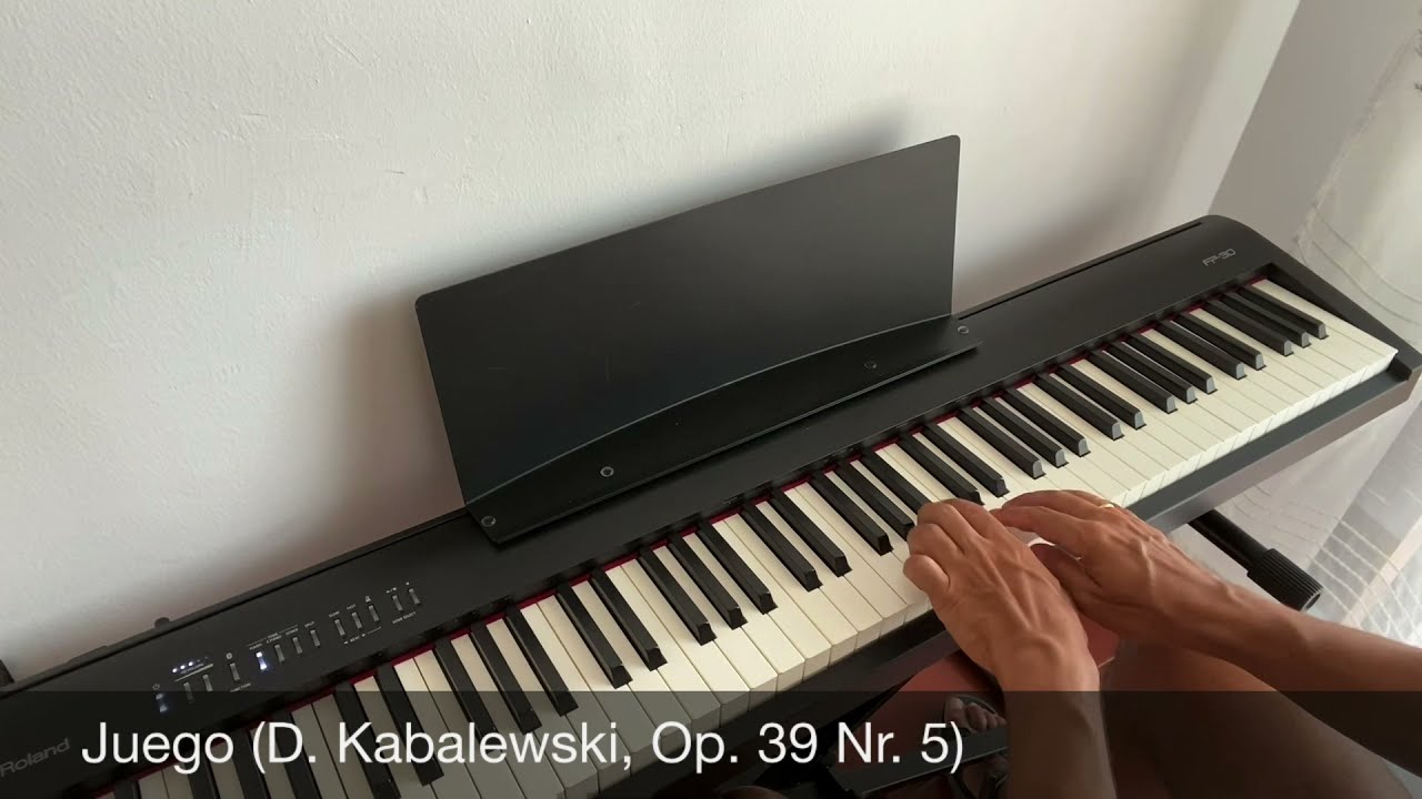 Practicing Piano VLog #10 - Juego (D. Kabalewski, Op. 39 Nr. 5)