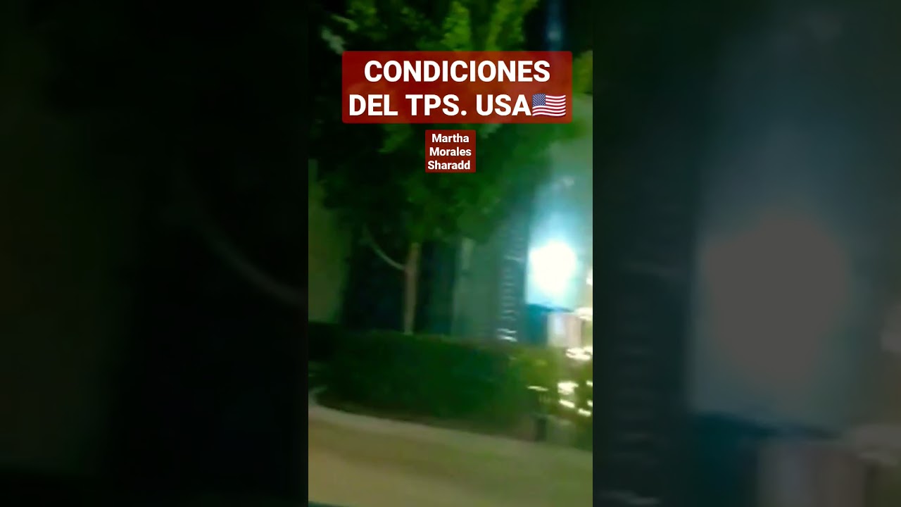 TPS. TIENE SUS CONDICIONES.🇺🇸