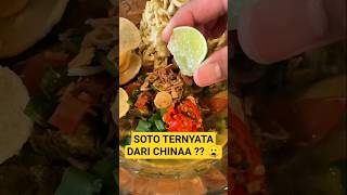 Asal-mula soto 😊 #food #kuliner #sejarah #asalusul #soto #sotoayam #sotobetawi #shorts #fyp