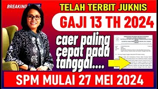 🔴 TERBIT JUKNIS PENCAIRAN GAJI 13 ASN, PENSIUNAN CAER PADA TANGGAL INI.