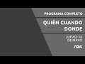 Tiros y persecución + ESCÁNDALO INTERNACIONAL #QuiénCuándoDónde PROGRAMA COMPLETO 16/05/2024