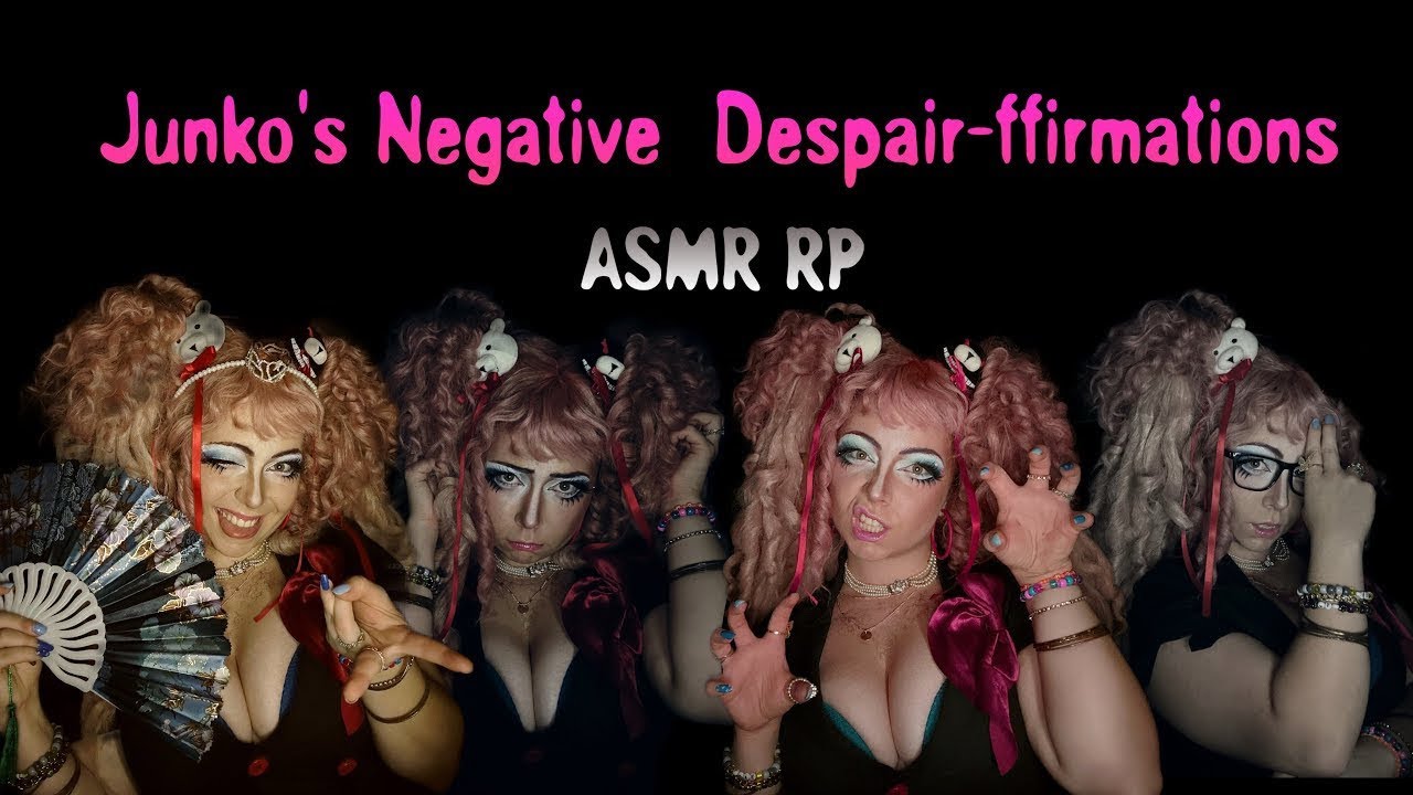Отрицательное отчаяние-утверждения с Джунко | ASMR Roleplay