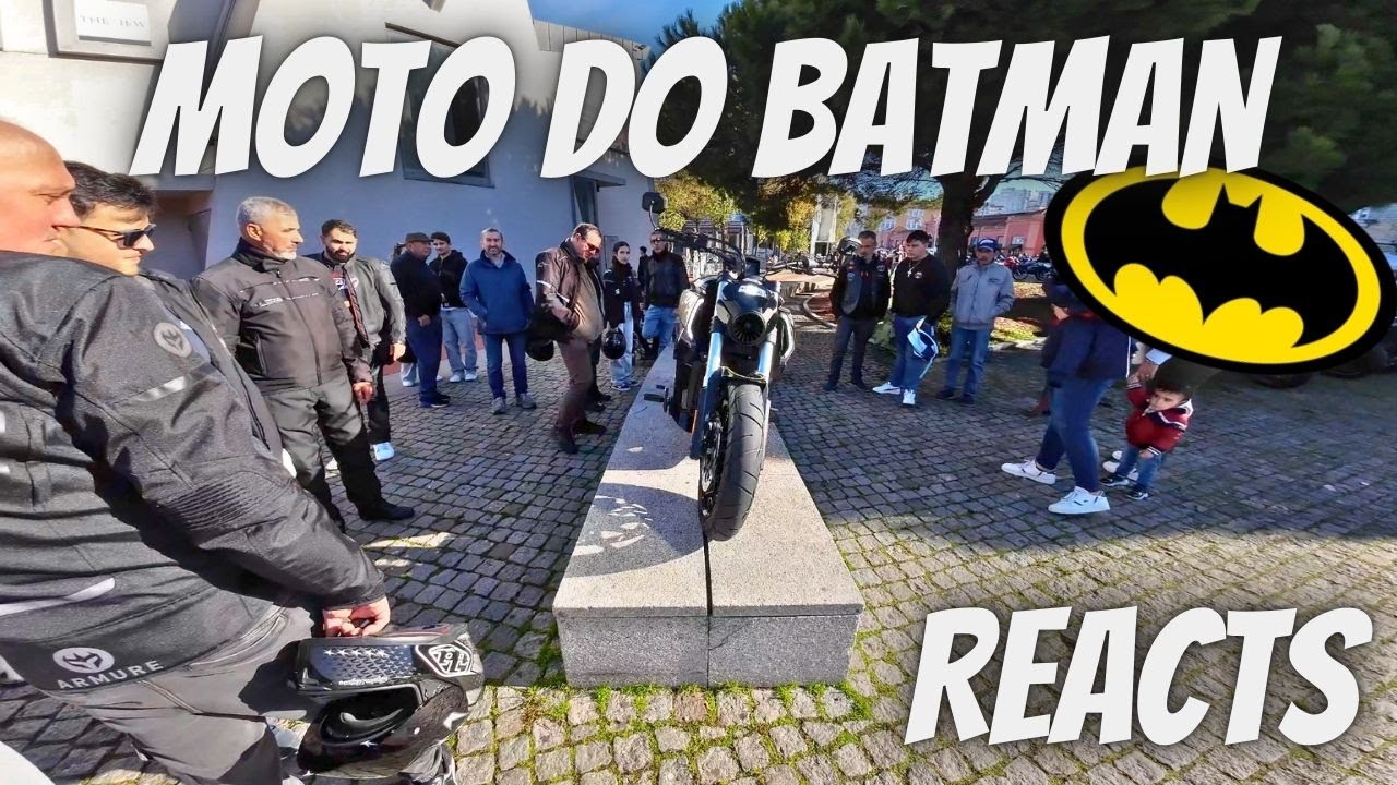 REACTS Á MOTO DO BATMAN NO CAIS DE GAIA
