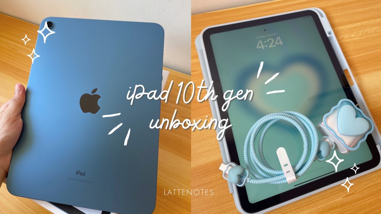 iPad 10th gen unboxing 📦💙 | goojodoq pencil & accessories