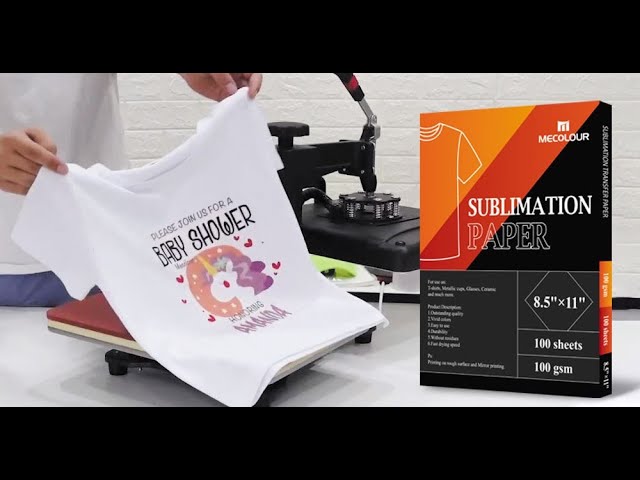 How To Use Mecolour Sublimation Transfer Paper On Polyester Tshirt