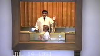 1991 Sarah Baptism at HBC