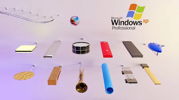 Windows XP Startup Sound Played on Different Instruments With Marble!