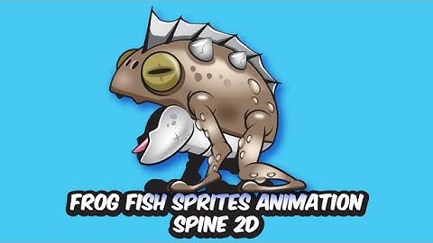 PUNK FROG SPRITES - GAME ASSET CHARACTER - SPINE 2D ANIMATION