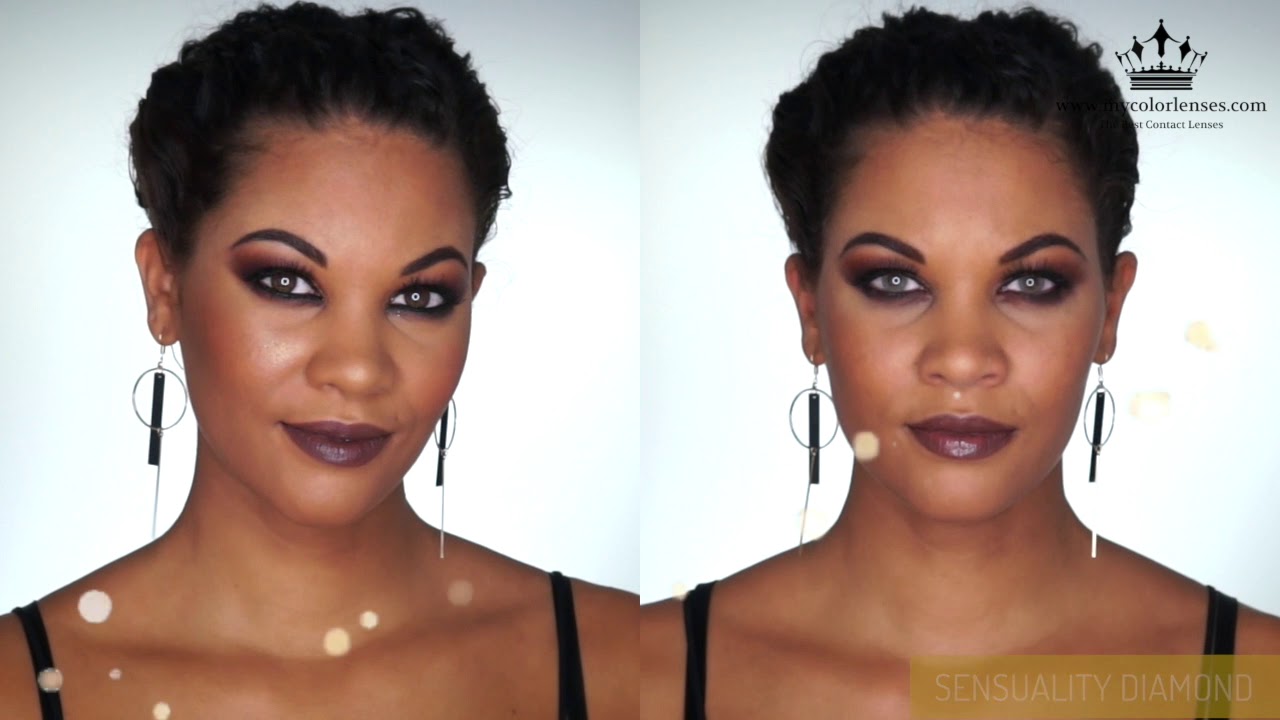 Gray color lenses Obsession Paris Sensuality Diamond - Mycolorlenses.com