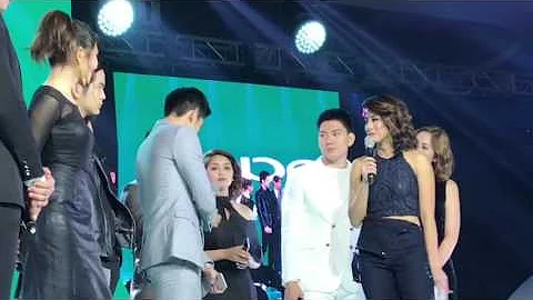 Gretchen Ho interviews Robi Domingo on stage for t...