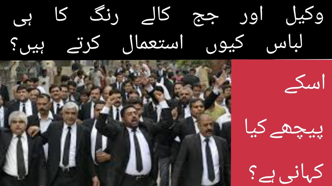 Why do lawyers wear black coats?UrduHindi YouTube