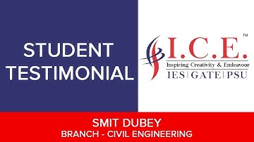 Smit Dubey Shares His Wonderful Journey With ICE GATE Institute