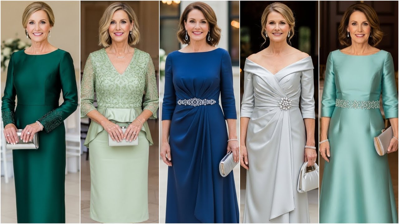 Chic Mikado Satin Mother of the Bride Dresses: Sophisticated and Structured 2026 Gown Designs