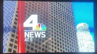 KNBC NBC 4 News at 5pm Sunday breaking news open April 10, 2022