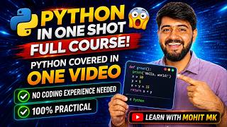 Learn Python in One Full Python Course No Coding Experience Needed