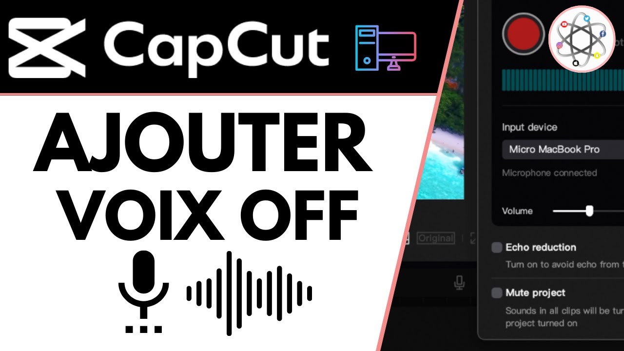 Ajouter Voix Off CapCut PC - YouTube