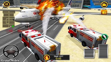 American Fire Fighter Airplane Rescue Heroes 2019 Android Gameplay #1