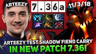 ARTEEZY test SHADOW FIEND CARRY in NEW PATCH 7.36 on STREAM DOTA 2!