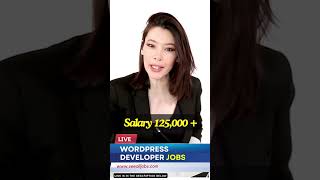 Wordpress Developer Jobs - Salary 125,000 #shorts #jobs2024  #todayjobs