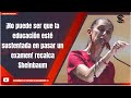 ¡No puede ser que la educación esté sustentada en pasar un examen! recalca Sheinbaum