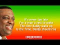 Siddy Ranks - Never Too Late |Official Lyrics Video