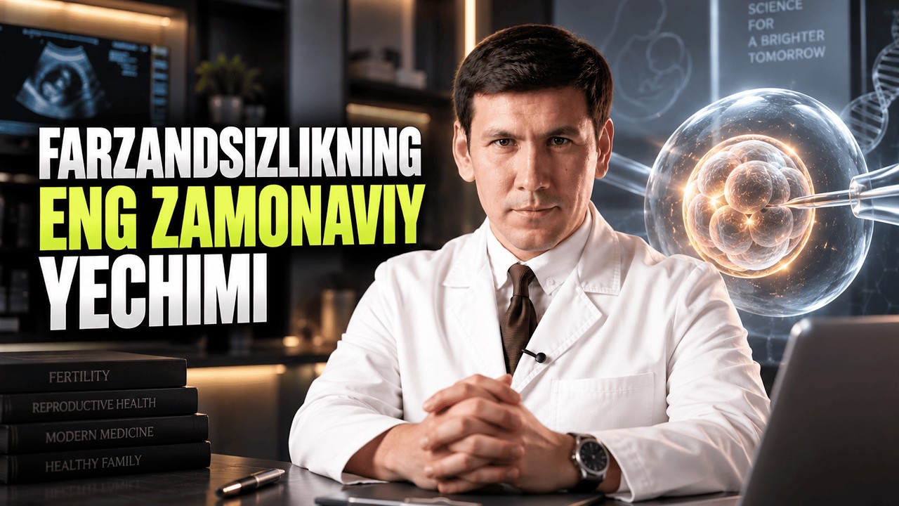 Farzandsizlikning eng zamonaviy yechimi — dr. Sanjar Husanov