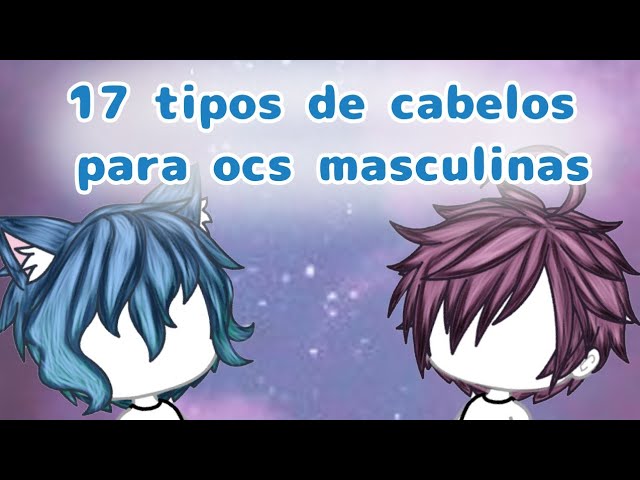 50 ideias de roupas feminas e masculinas• +20 cabelos {gacha life} 