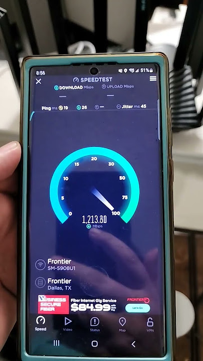 TP Link wifi 6E speed test on 2gig internet