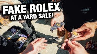 We Found a Fake Rolex at a Yard Sale! 👀