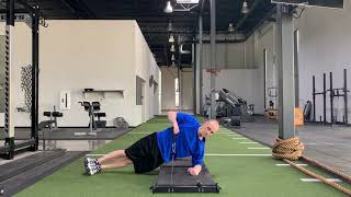 Side Plank with Cable Row