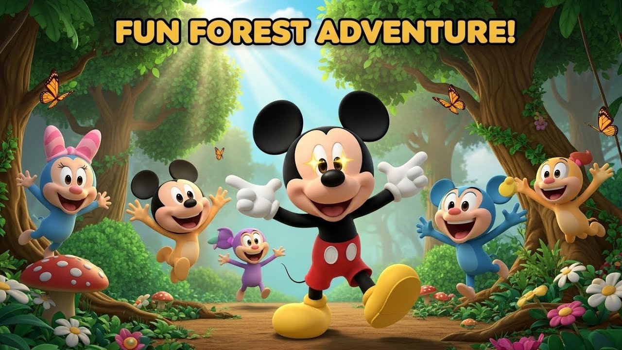 🎉🐭 Micky’s Playtime Party with Friends 🧸⚽🌈