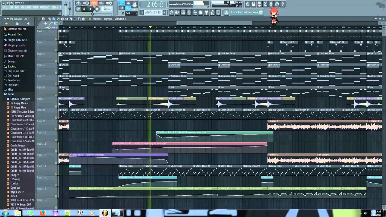 FL Studio 12 Melodic DnB Playthrough - Love X 0 (Love Times Zero)