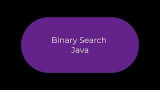 binary search algorithm in java eclipse
