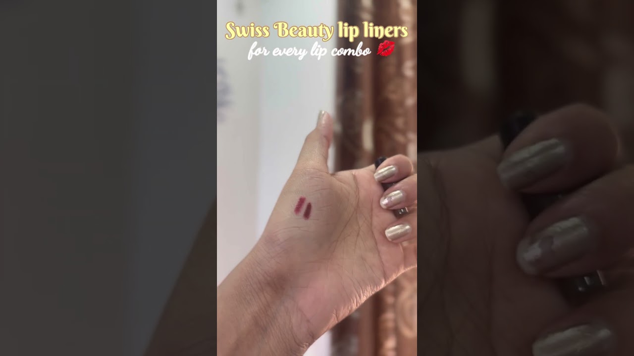 SWISS BEAUTY Lip Liners 💄 | Smudge-Proof, Affordable & Perfect for Every Lip Combo 😍