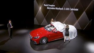 Mercedes-Maybach S 650 Cabriolet revealed at the 2016 LA Auto Show