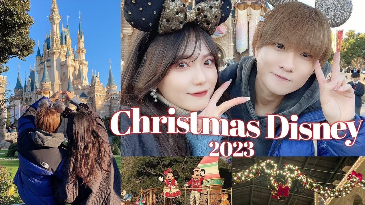 【夢の国】カップルが2年ぶりにディズニーで過ごした1日が最高すぎた…🎄✨【vlog】