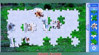 puzzle #1153 gameplay || hd wildlife lions jigsaw puzzle games || @combogaming335