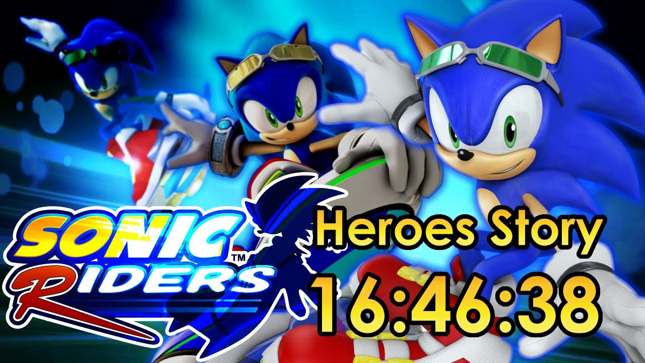 Sonic Riders Heroes Story - Speedrun 