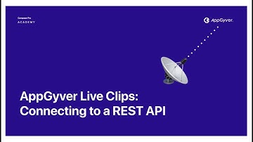 AppGyver Live — Connecting to a REST API [Clip]