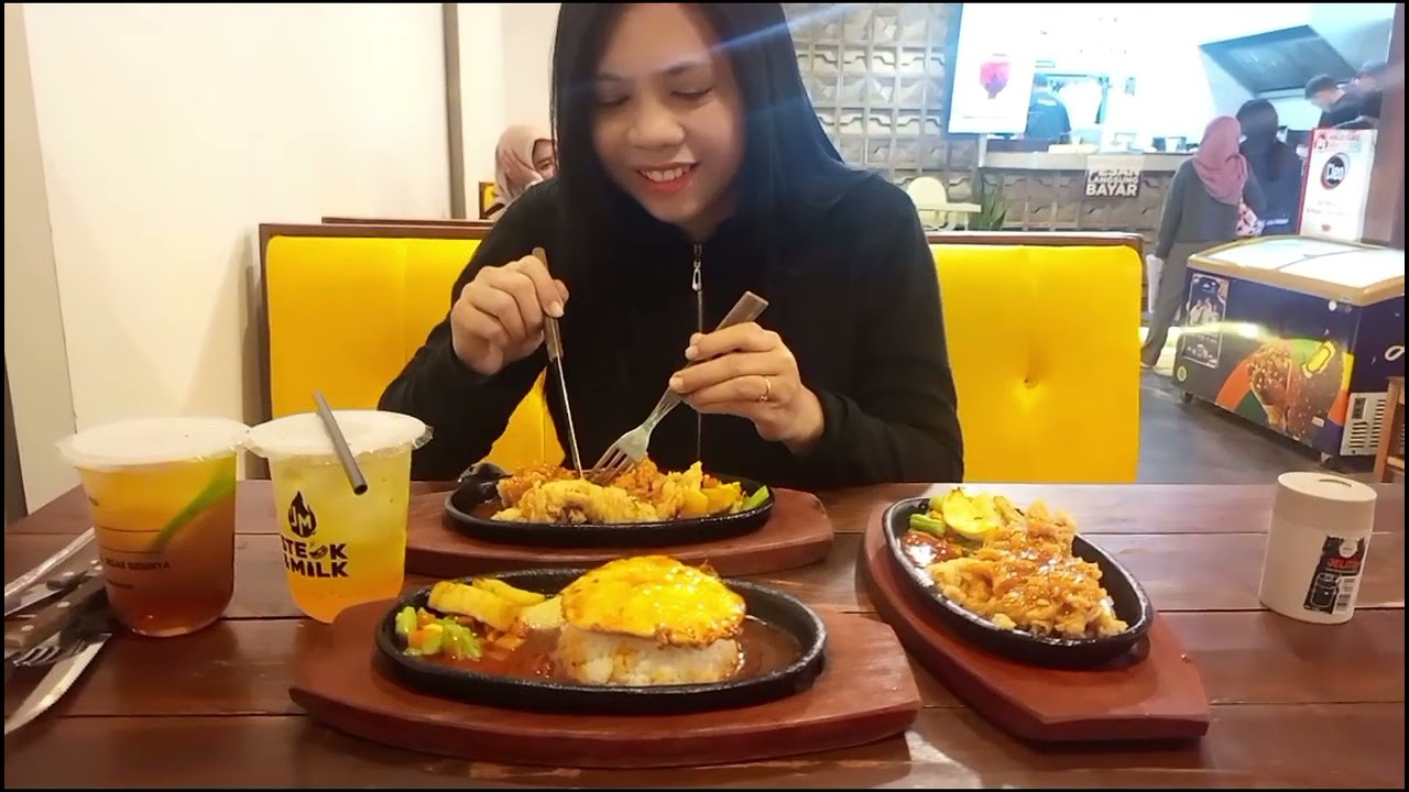 Jm steak and milk steak murah harga 9 K 