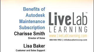 Benefits of Autodesk Maintenance Subscription Webinar