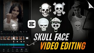 Trending Capcut Skull Emoji Edit | Skull Emoji Video Editing In Capcut | Skull Face Edit In Capcut screenshot 3