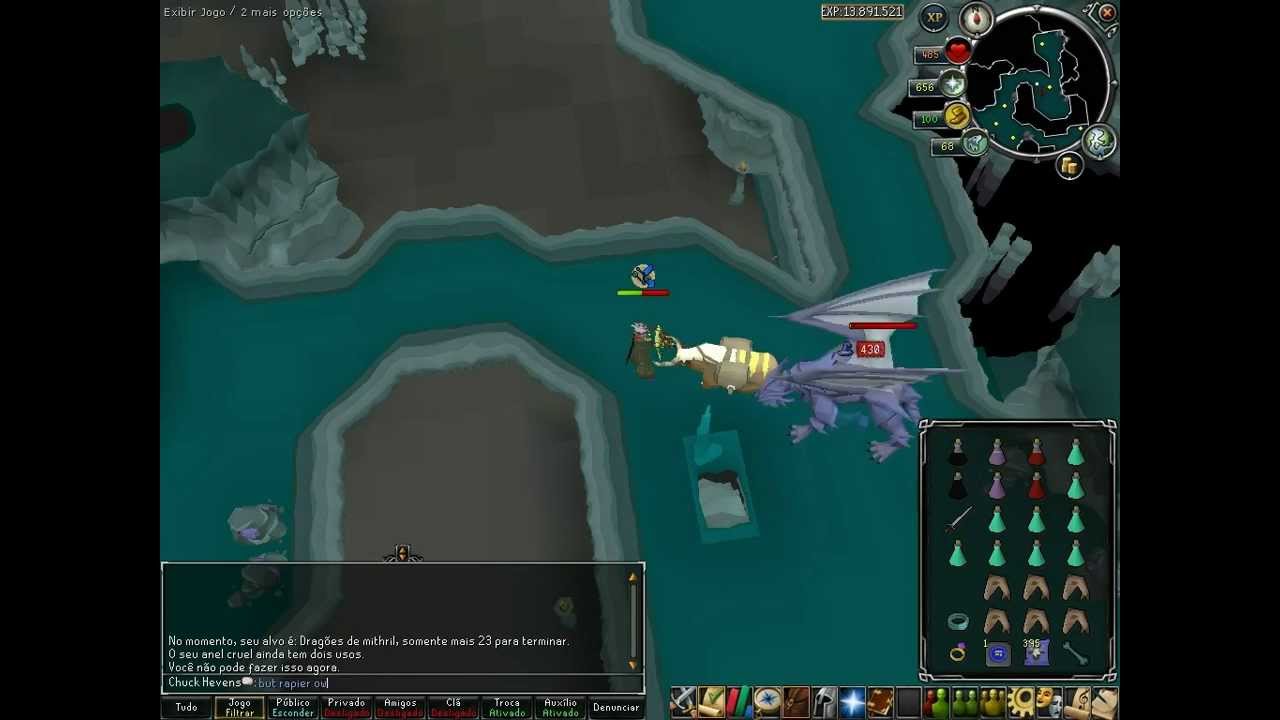 [RUNESCAPE] - Powerslaying - Mithril Dragons - Chuck Hevens - - YouTube