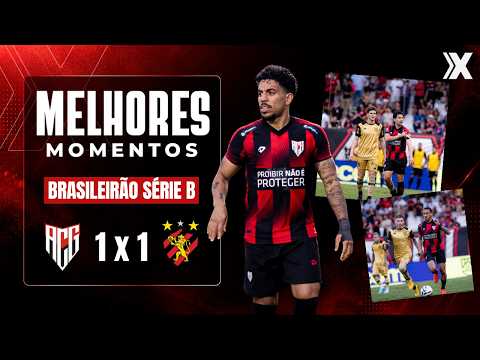 ATLÉTICO-GO 1 X 1 SPORT | MELHORES MOMENTOS | SÉRIE B | RODADA 33