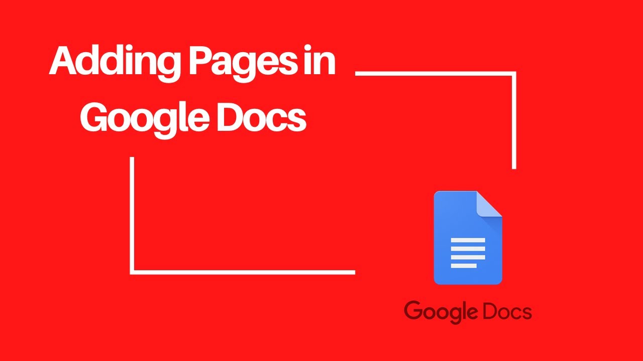 How to add a page on Google Docs (with Shortcuts) - YouTube