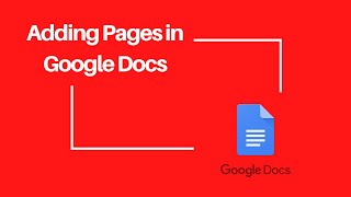 How to add a page on Google Docs (with Shortcuts)