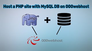 How to host a PHP website with MySQL Database on 000webhost